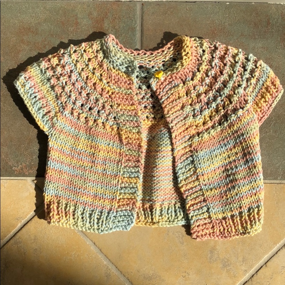 Hand knit cardigan